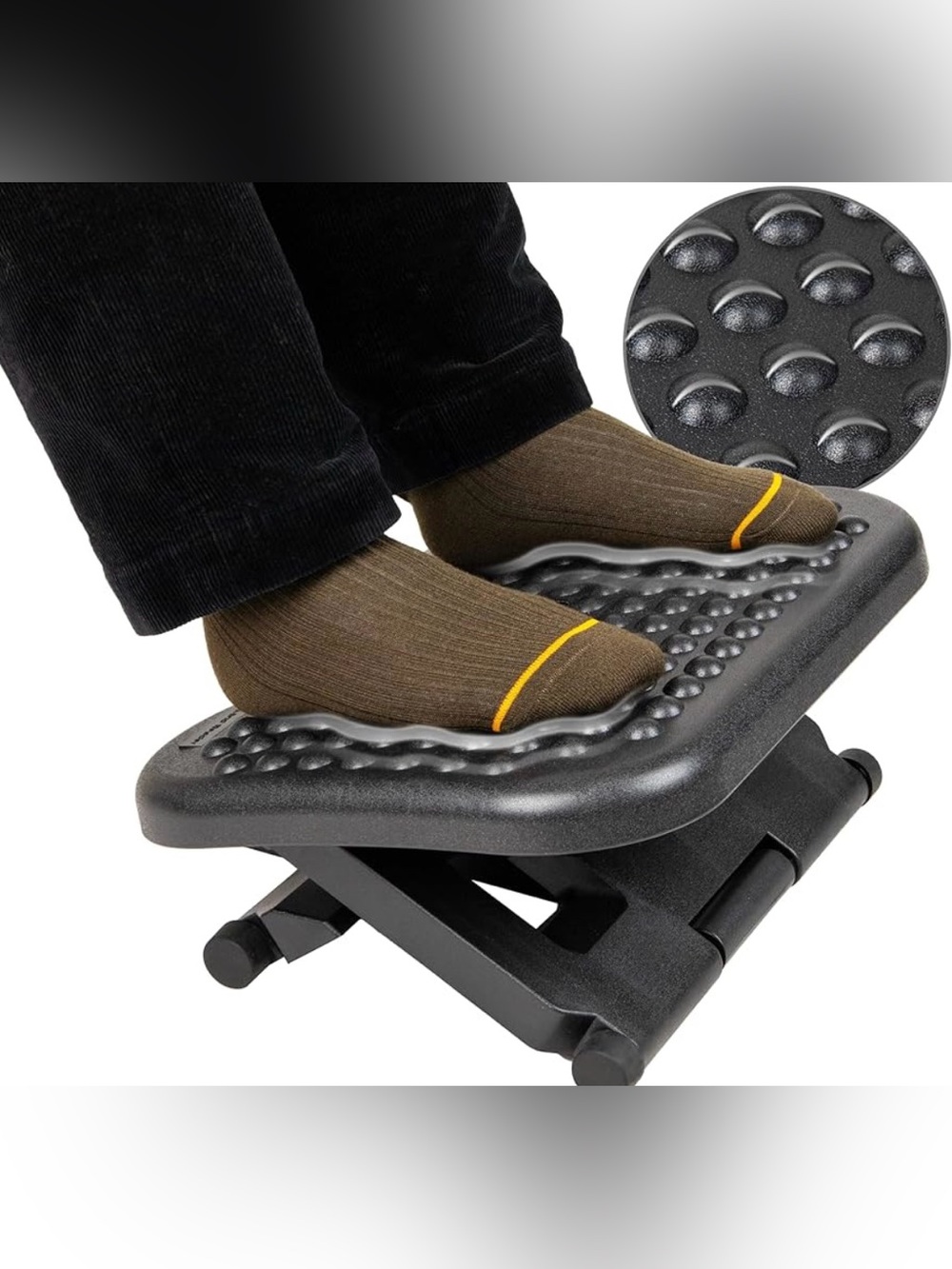 Mind Reader Ergonomic Adjustable Footrest - Picture 6 of 11